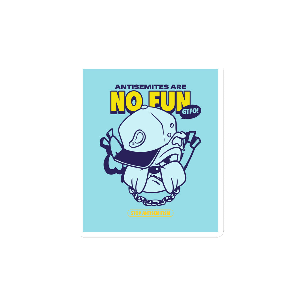 Streetart Graffiti Cartoon | Antisemitism | Die-Cut Magnet