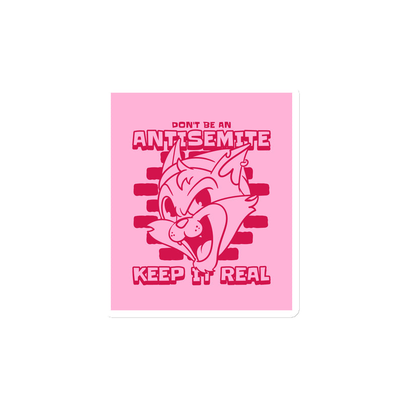 Streetart Graffiti Cartoon | Antisemitism | Die-Cut Magnet