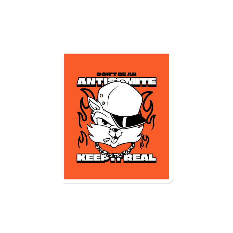 Streetart Graffiti Cartoon | Antisemitism | Die-Cut Magnet
