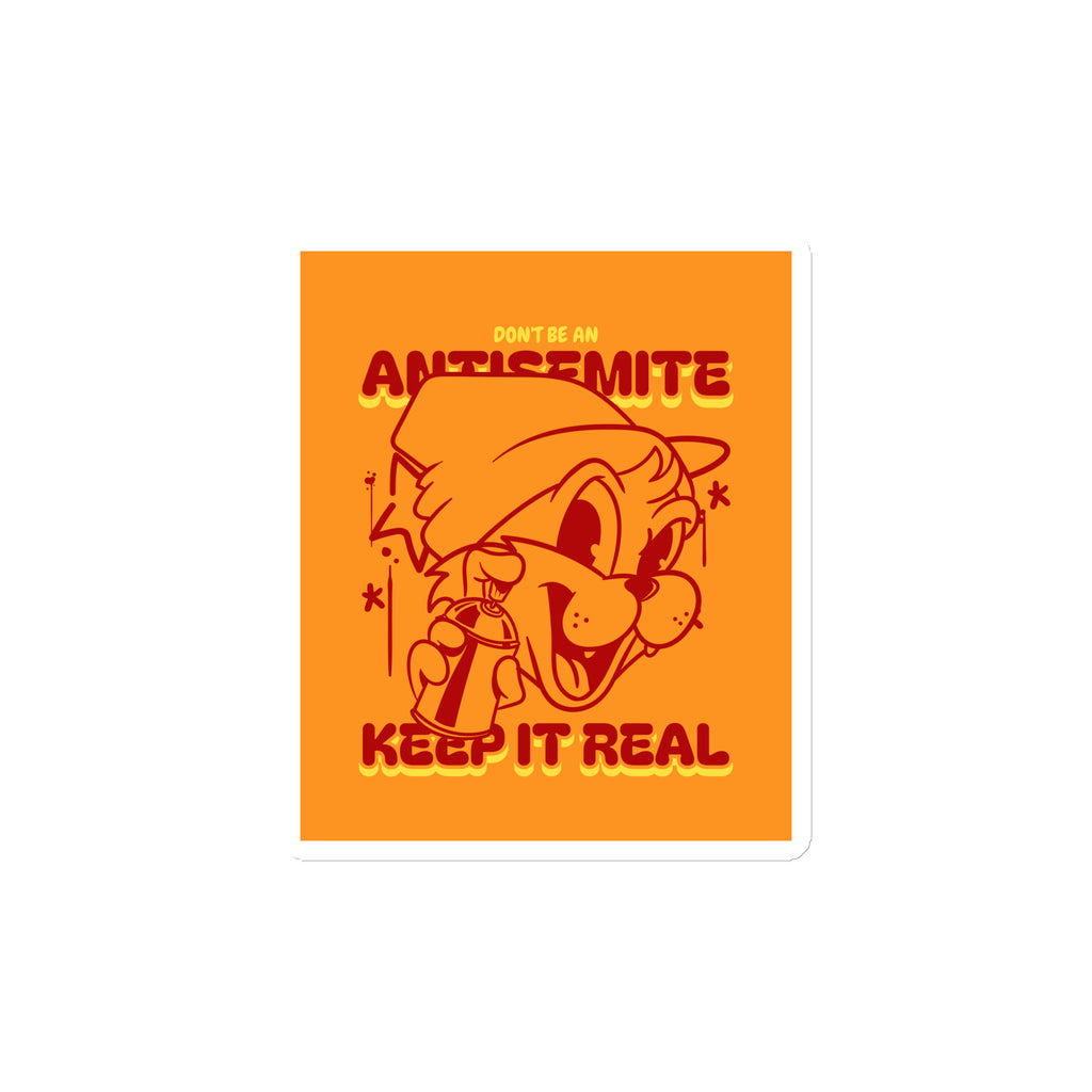 Streetart Graffiti Cartoon | Antisemitism | Die-Cut Magnet