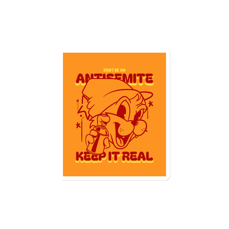 Streetart Graffiti Cartoon | Antisemitism | Die-Cut Magnet