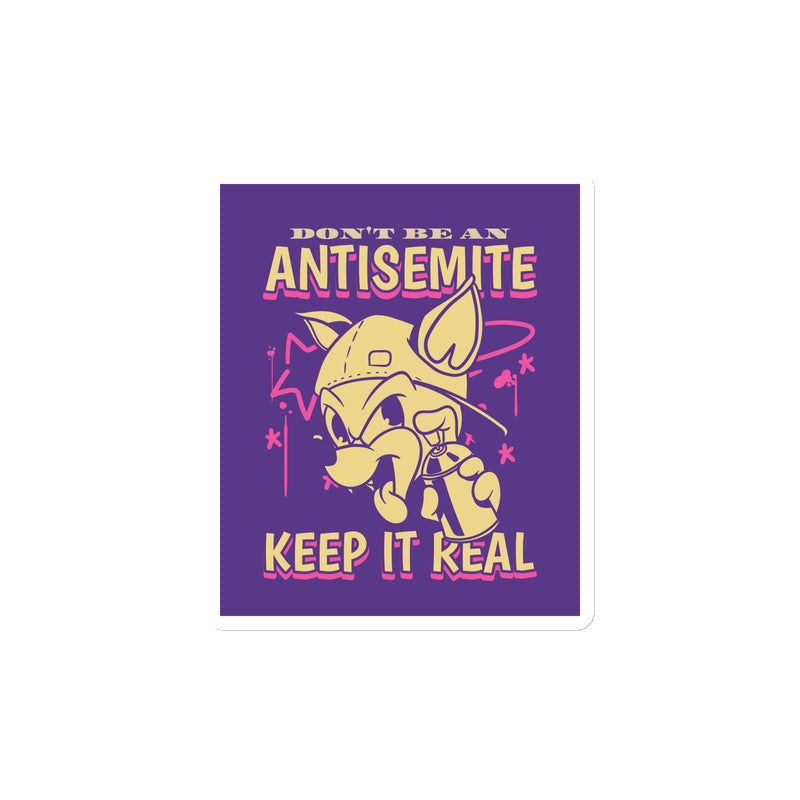 Streetart Graffiti Cartoon | Antisemitism | Die-Cut Magnet