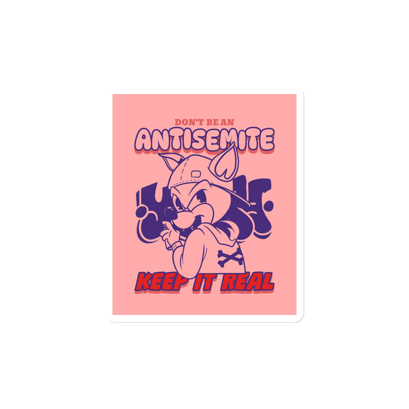 Streetart Graffiti Cartoon | Antisemitism | Die-Cut Magnet