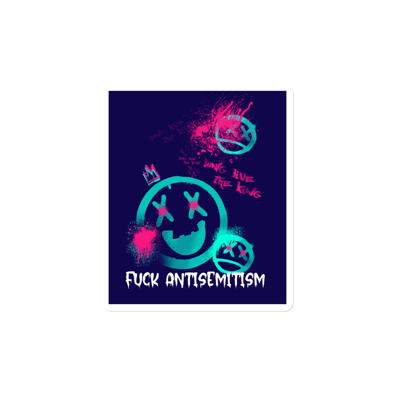 Fuck Antisemitism Graffiti | Die-Cut Magnet
