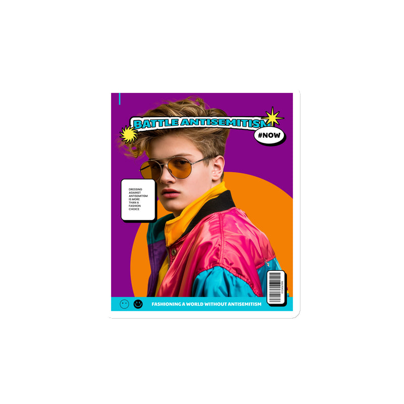 80's Fashion Trend | Battle Antisemitism | Die-Cut Magnet
