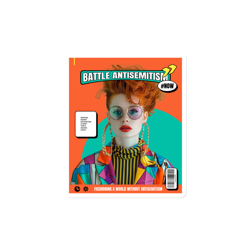 80's Fashion Trend | Battle Antisemitism | Die-Cut Magnet