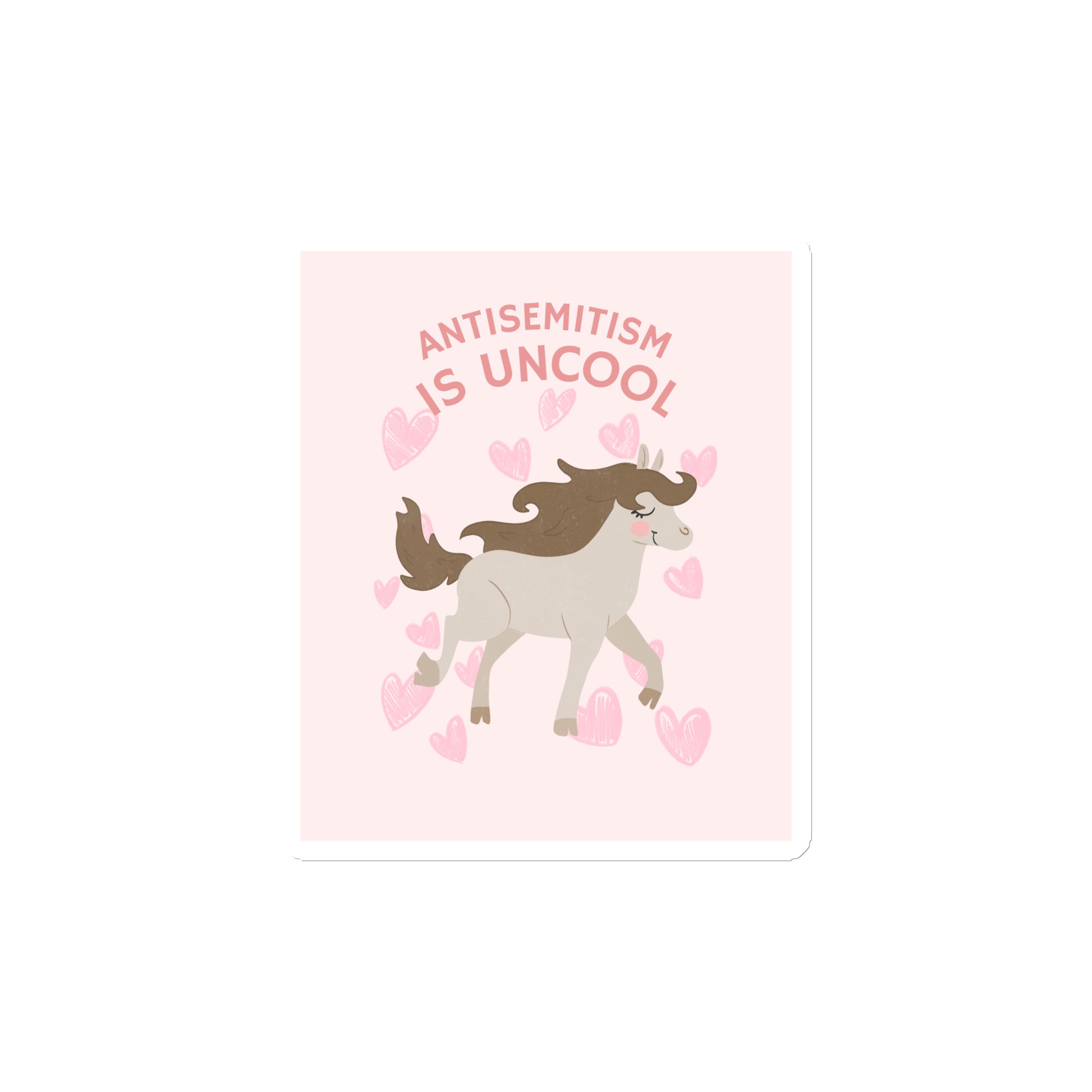 Unicorn Antisemitism Is Uncool | Die-Cut Magnet