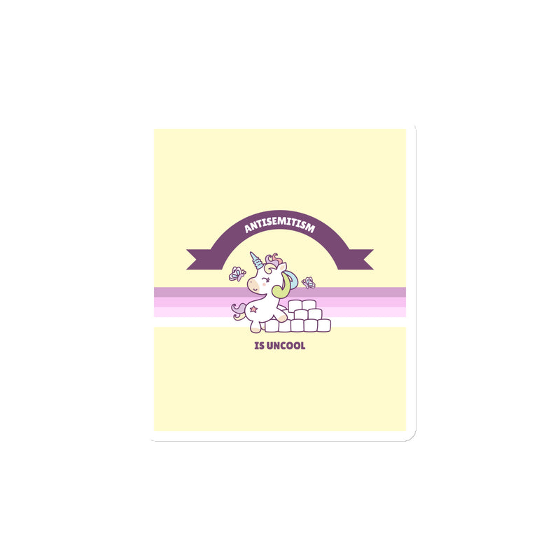 Unicorn Antisemitism Is Uncool | Die-Cut Magnet