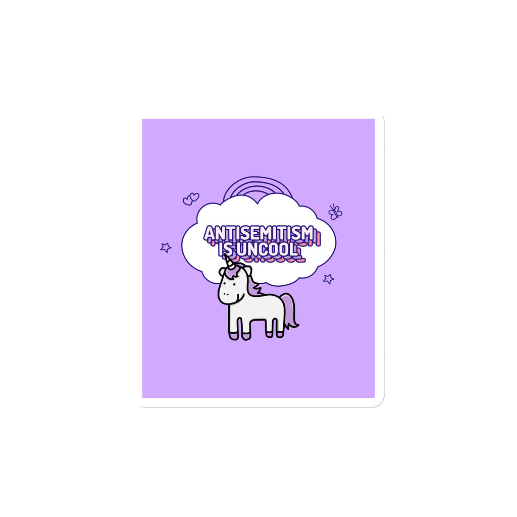 Unicorn Antisemitism Is Uncool | Die-Cut Magnet