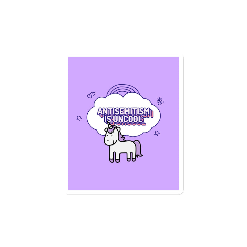 Unicorn Antisemitism Is Uncool | Die-Cut Magnet