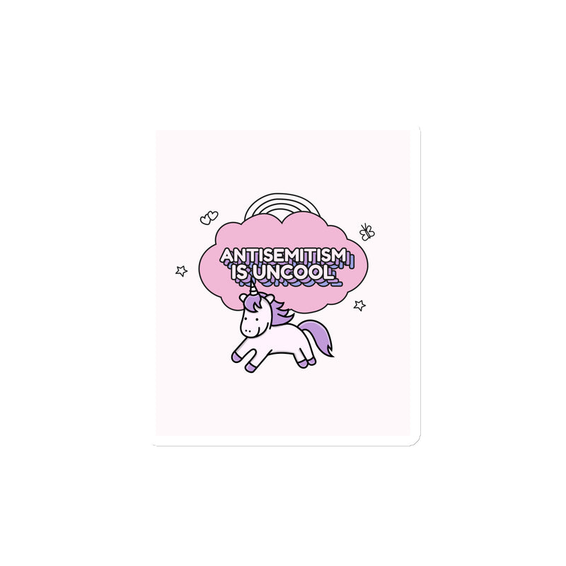 Unicorn Antisemitism Is Uncool | Die-Cut Magnet