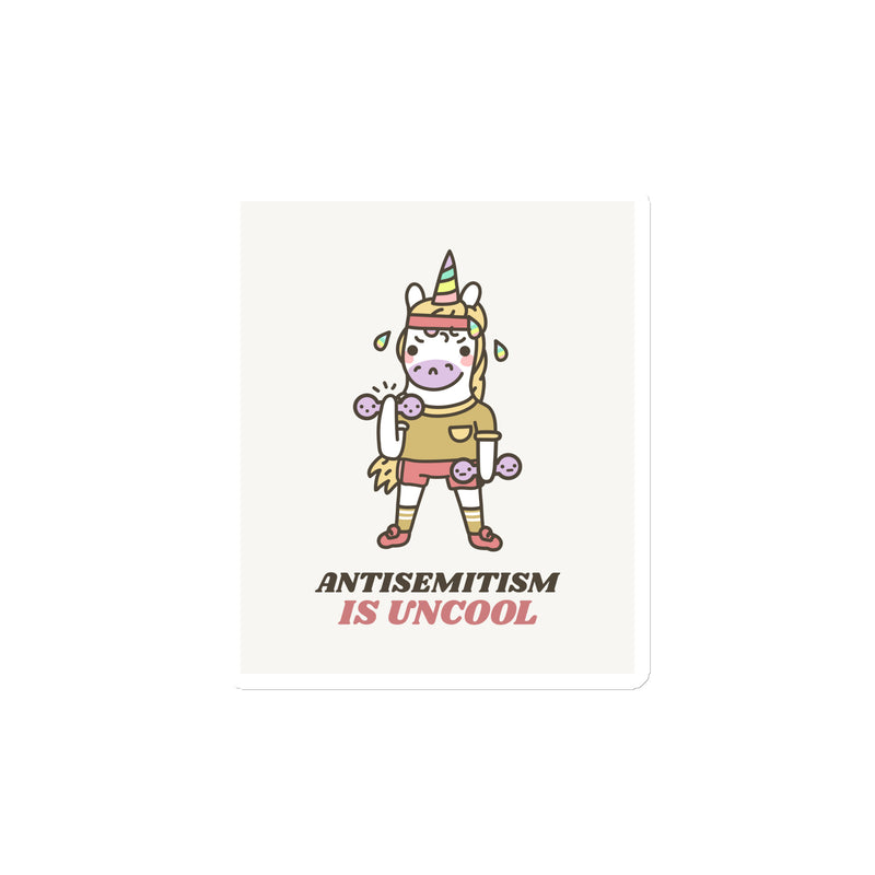 Unicorn Antisemitism Is Uncool | Die-Cut Magnet