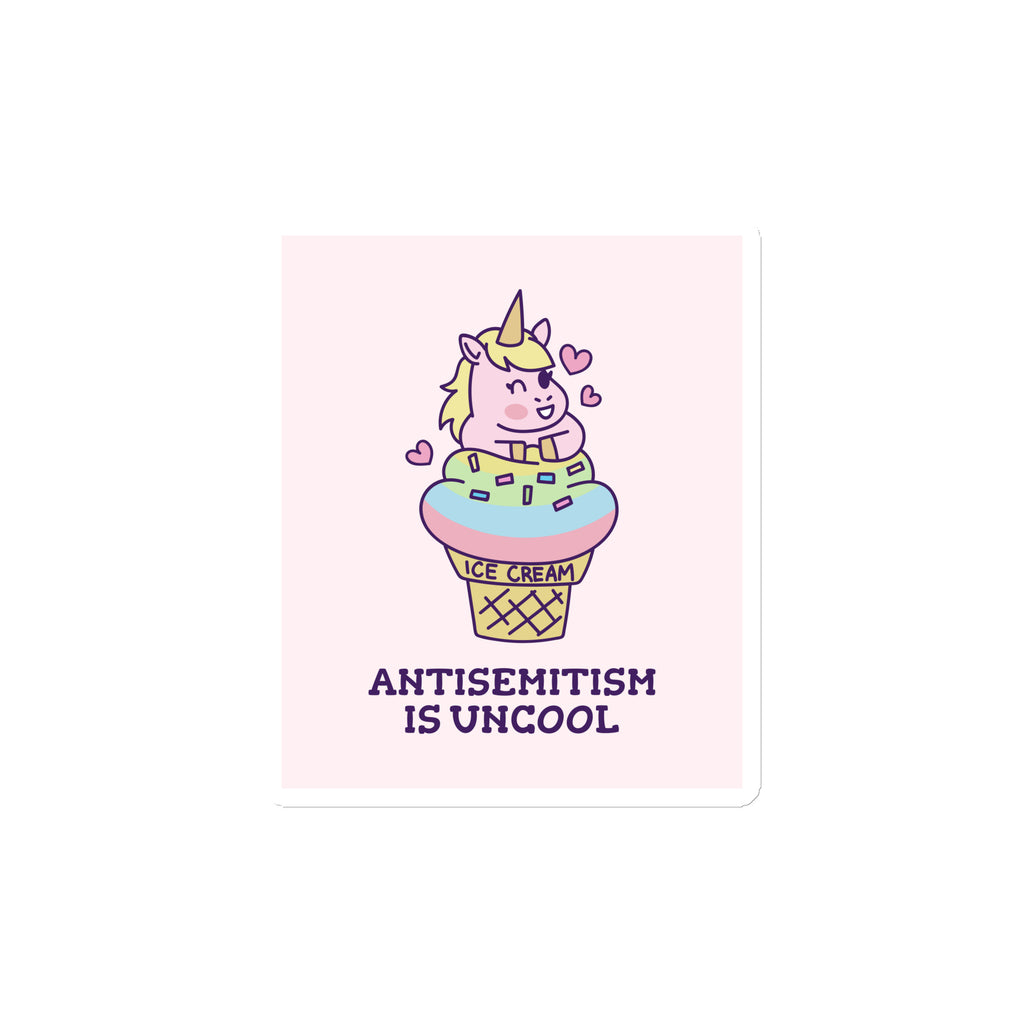 Unicorn Antisemitism Is Uncool | Die-Cut Magnet
