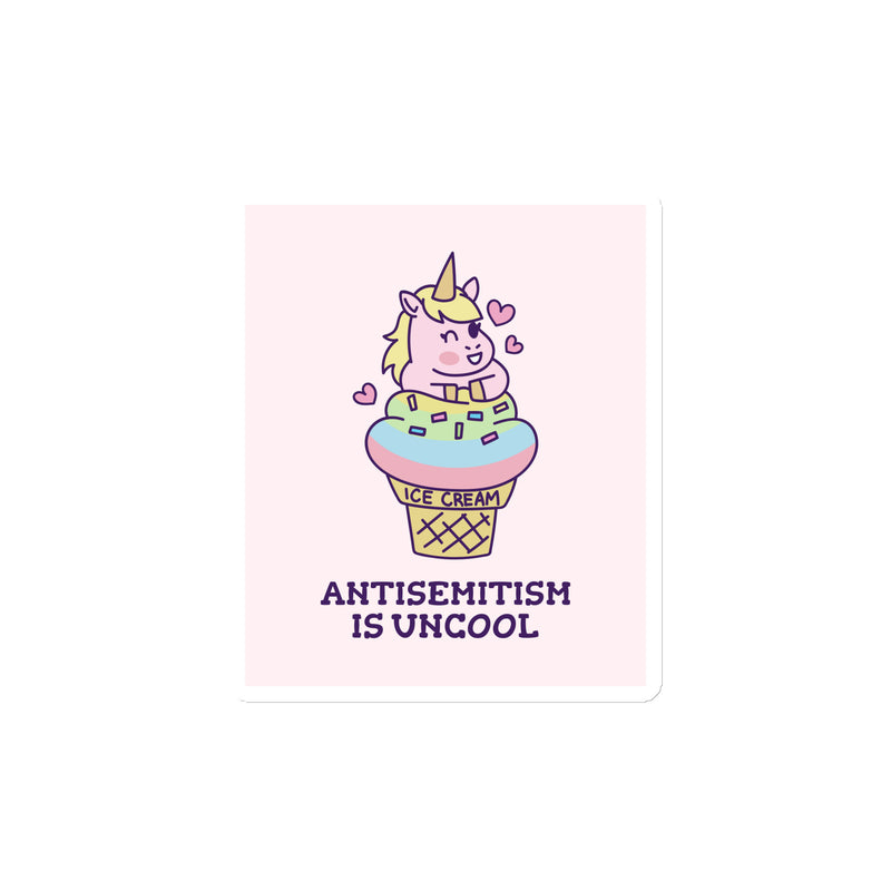 Unicorn Antisemitism Is Uncool | Die-Cut Magnet