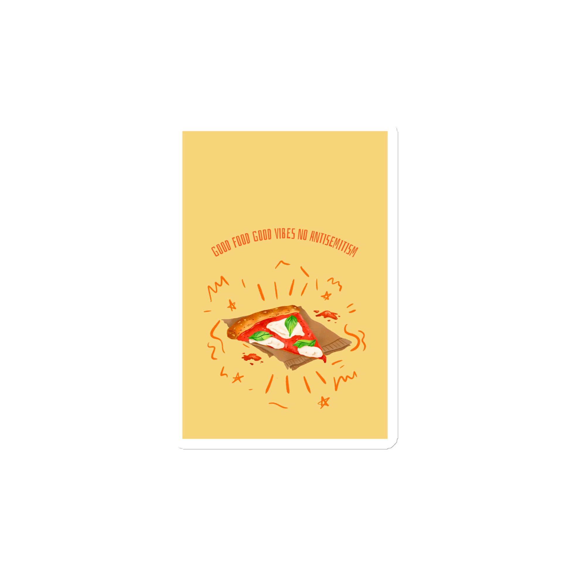 Mealtime Without Antisemitism | Die-Cut Magnet