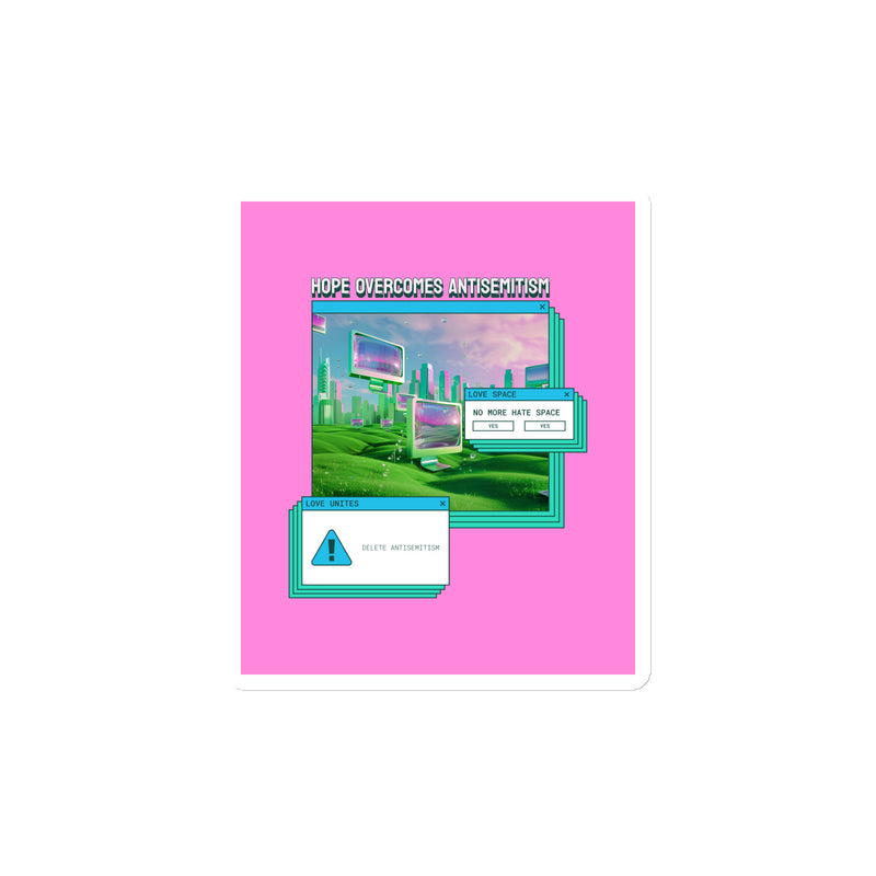 A Colorful Dream | Antisemitism | Die-Cut Magnet