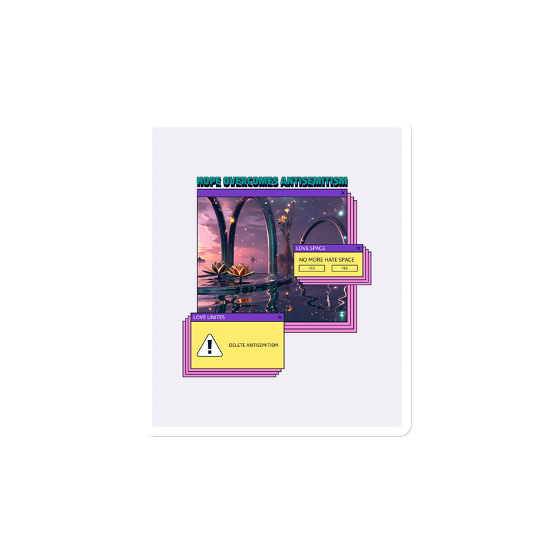 A Colorful Dream | Antisemitism | Die-Cut Magnet