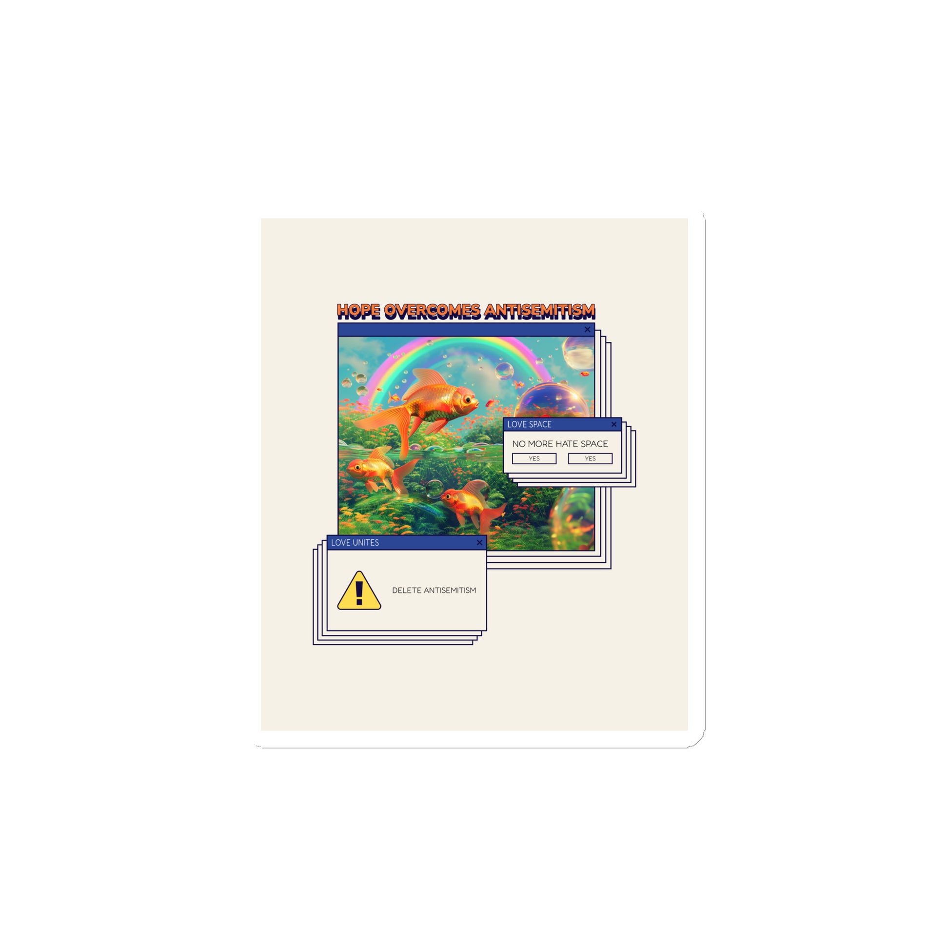 A Colorful Dream | Antisemitism | Die-Cut Magnet