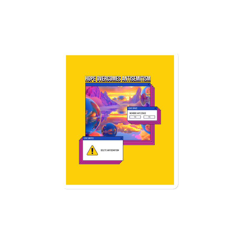 A Colorful Dream | Antisemitism | Die-Cut Magnet