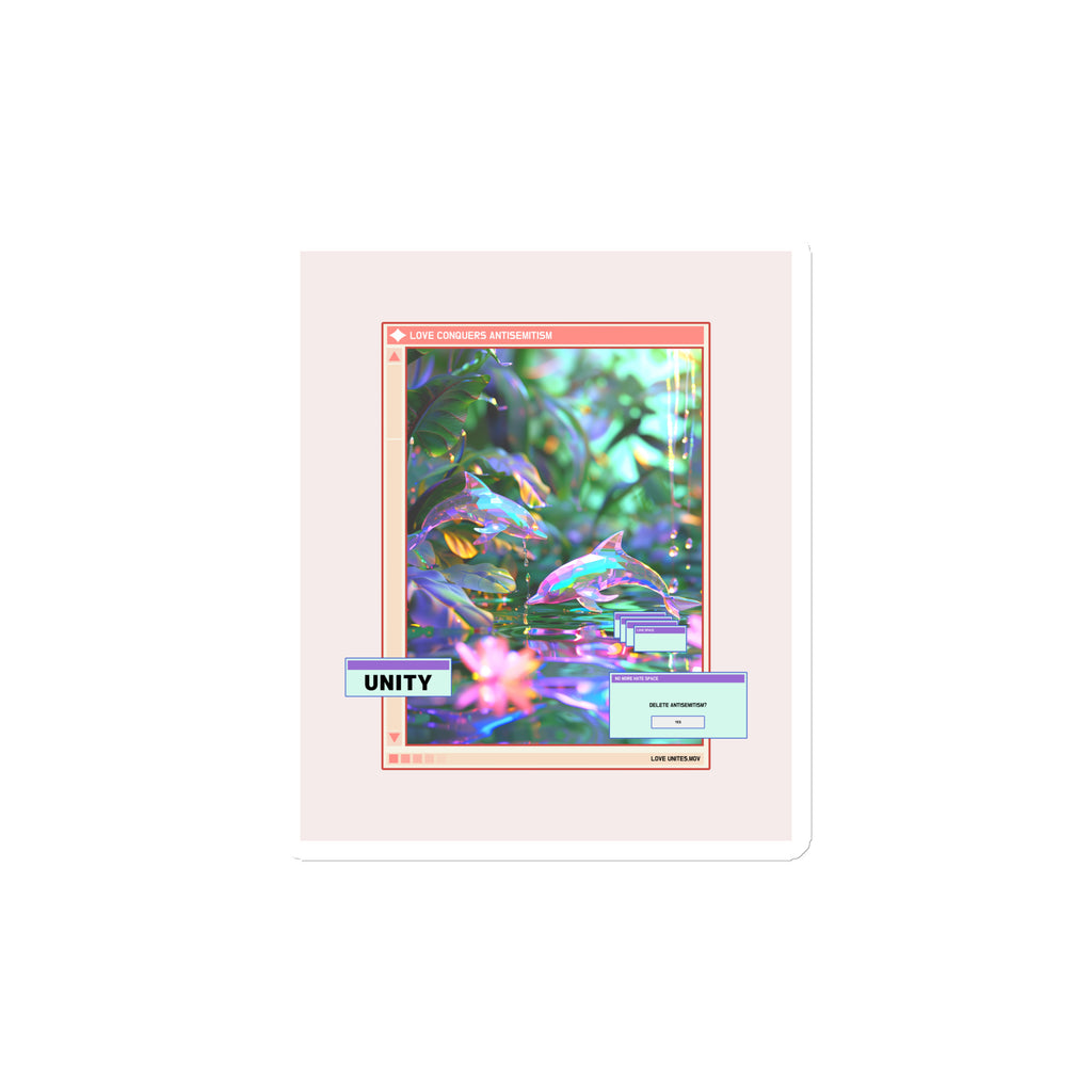 A Colorful Dream | Antisemitism | Die-Cut Magnet