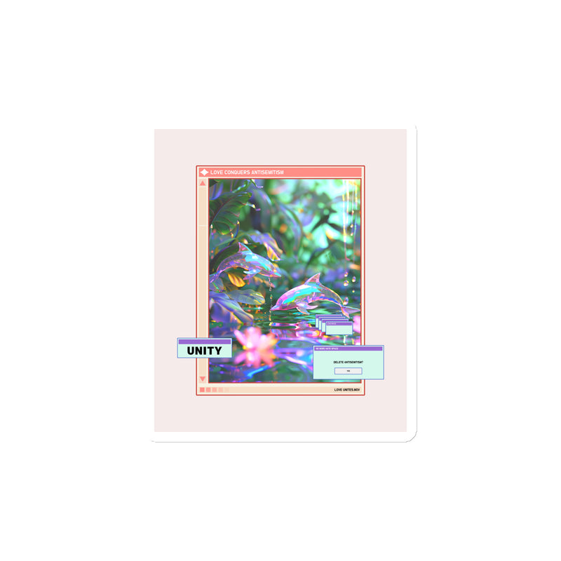A Colorful Dream | Antisemitism | Die-Cut Magnet