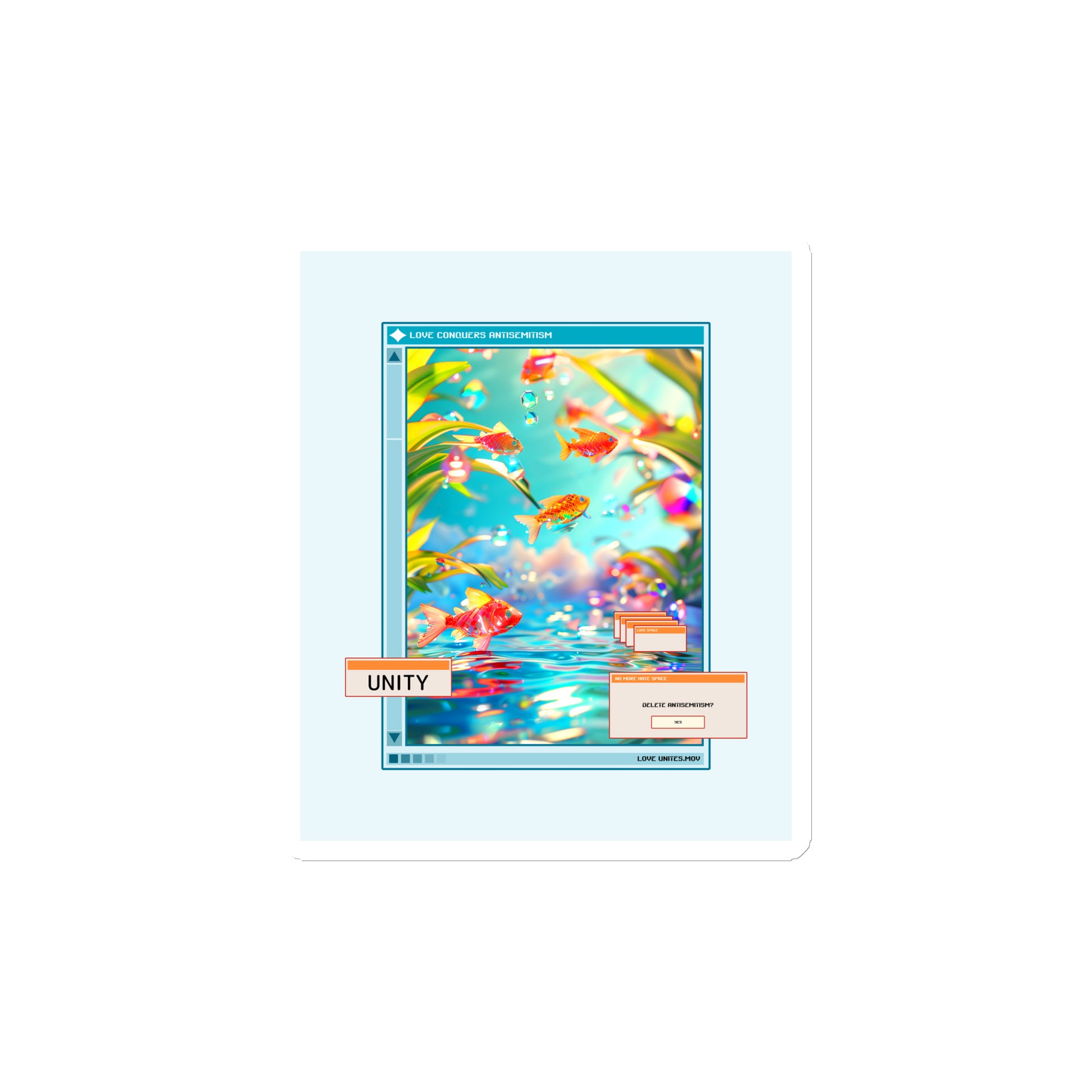 A Colorful Dream | Antisemitism | Die-Cut Magnet