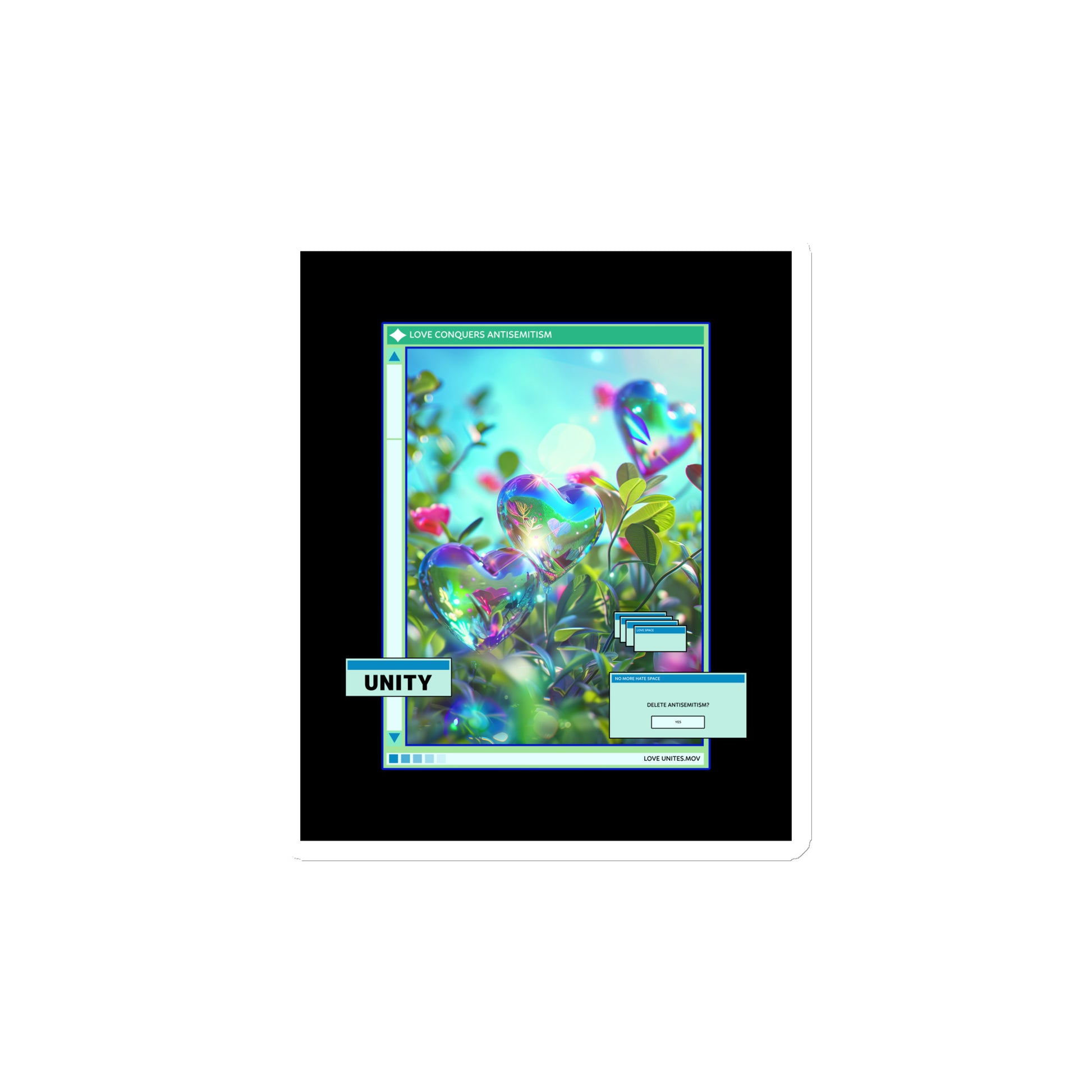 A Colorful Dream | Antisemitism | Die-Cut Magnet