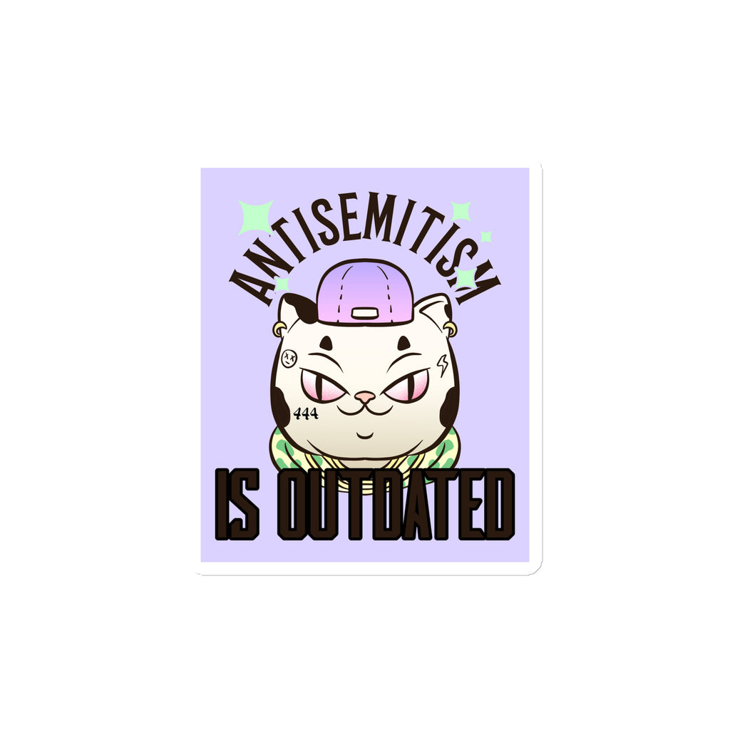 Cool Cat | Antisemitism Is Outdated | Die-Cut Magnet
