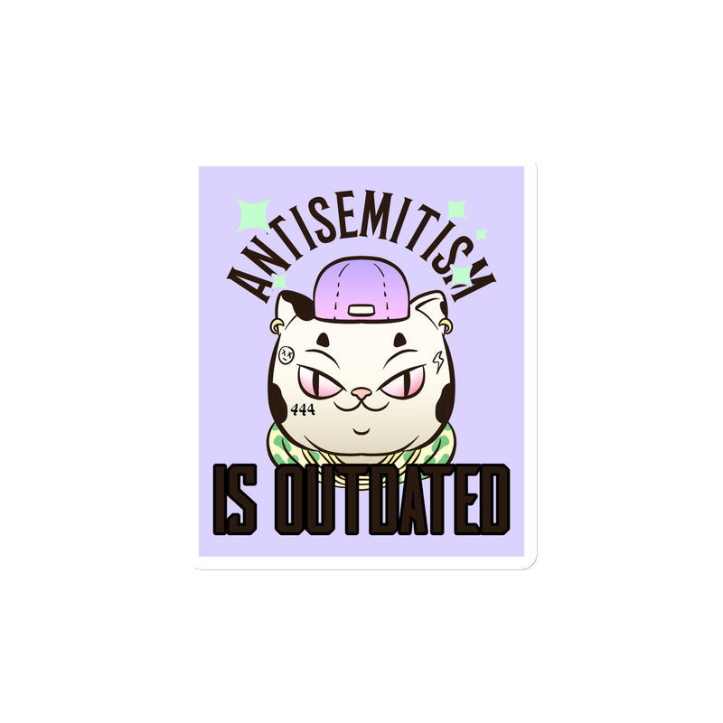 Cool Cat | Antisemitism Is Outdated | Die-Cut Magnet