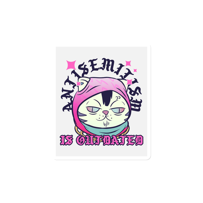 Cool Cat | Antisemitism Is Outdated | Die-Cut Magnet