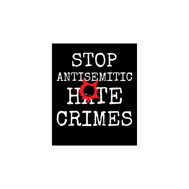 Antisemitic Hate Crimes | Die-Cut Magnet