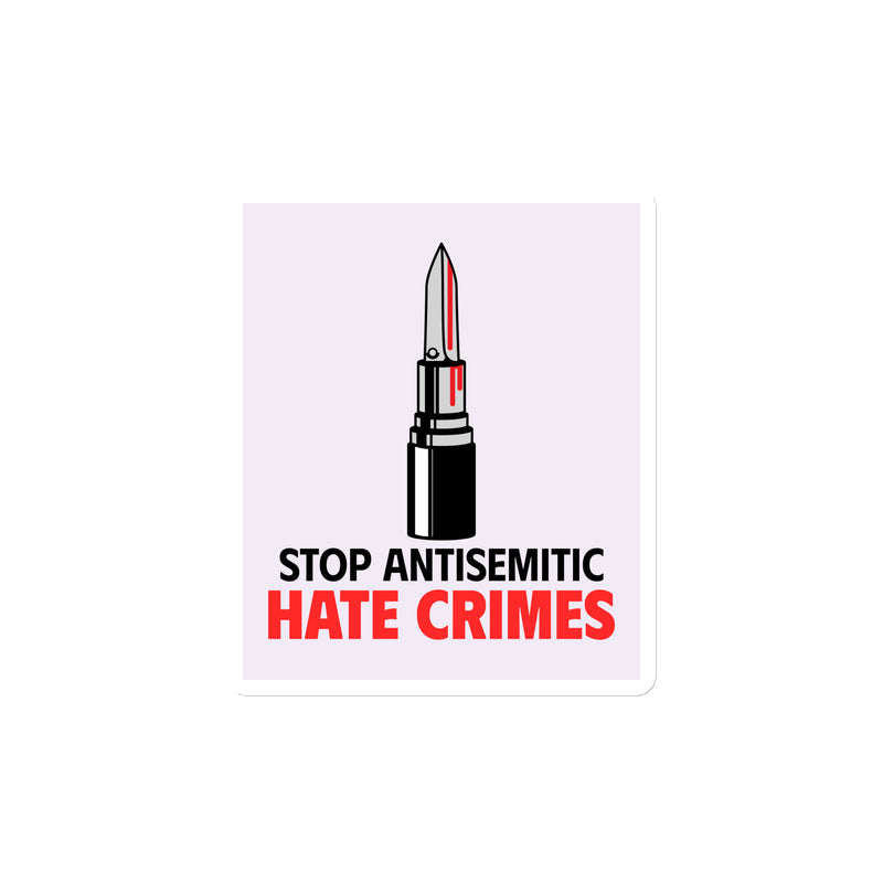 Antisemitic Hate Crimes | Die-Cut Magnet
