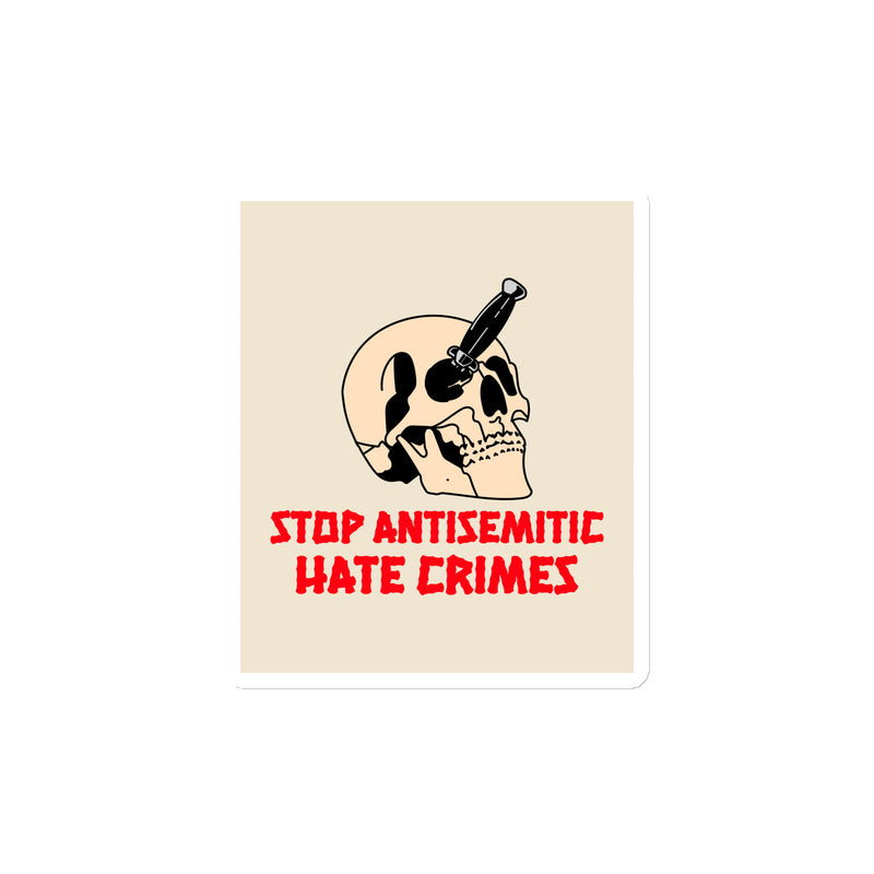 Antisemitic Hate Crimes | Die-Cut Magnet