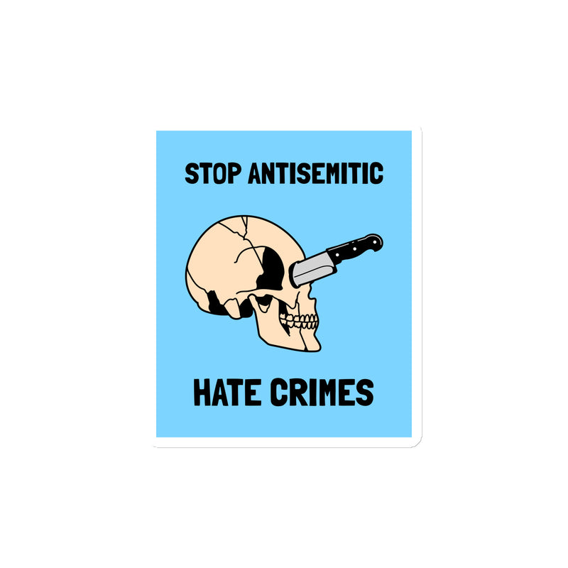 Antisemitic Hate Crimes | Die-Cut Magnet
