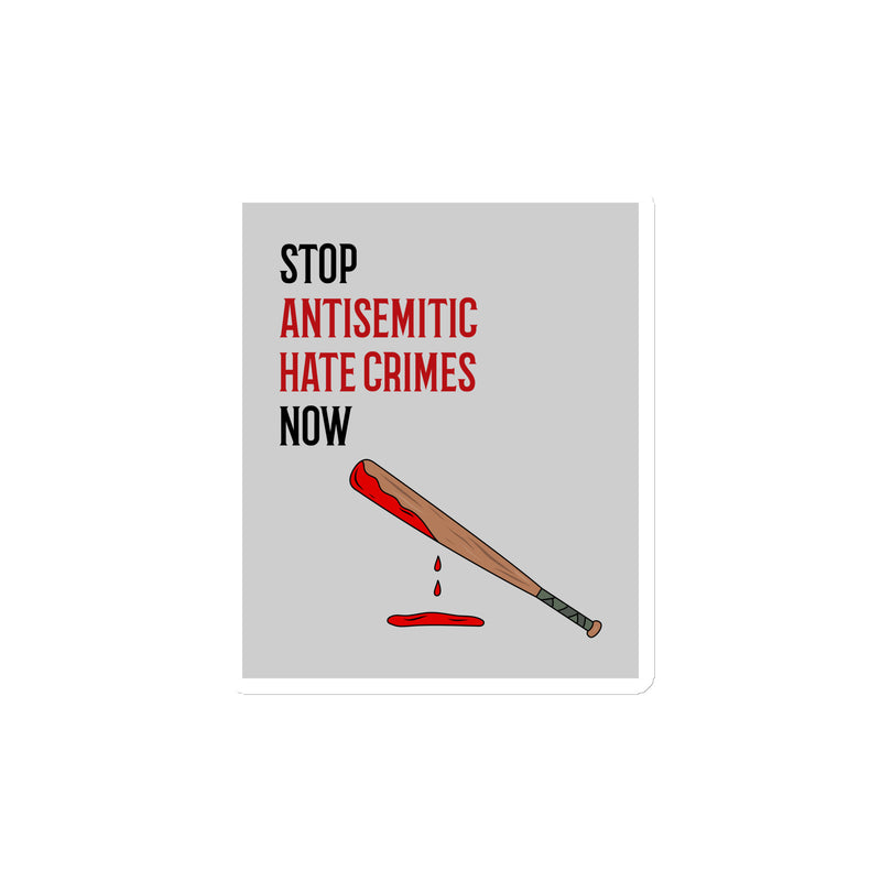 Antisemitic Hate Crimes | Die-Cut Magnet