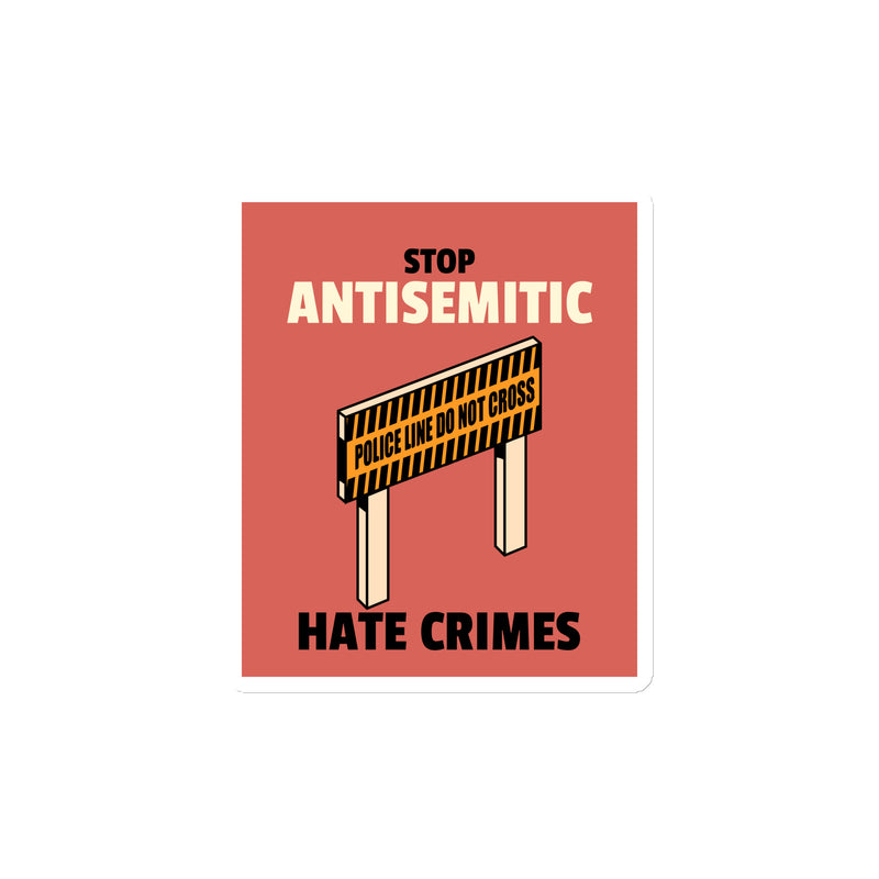 Antisemitic Hate Crimes | Die-Cut Magnet