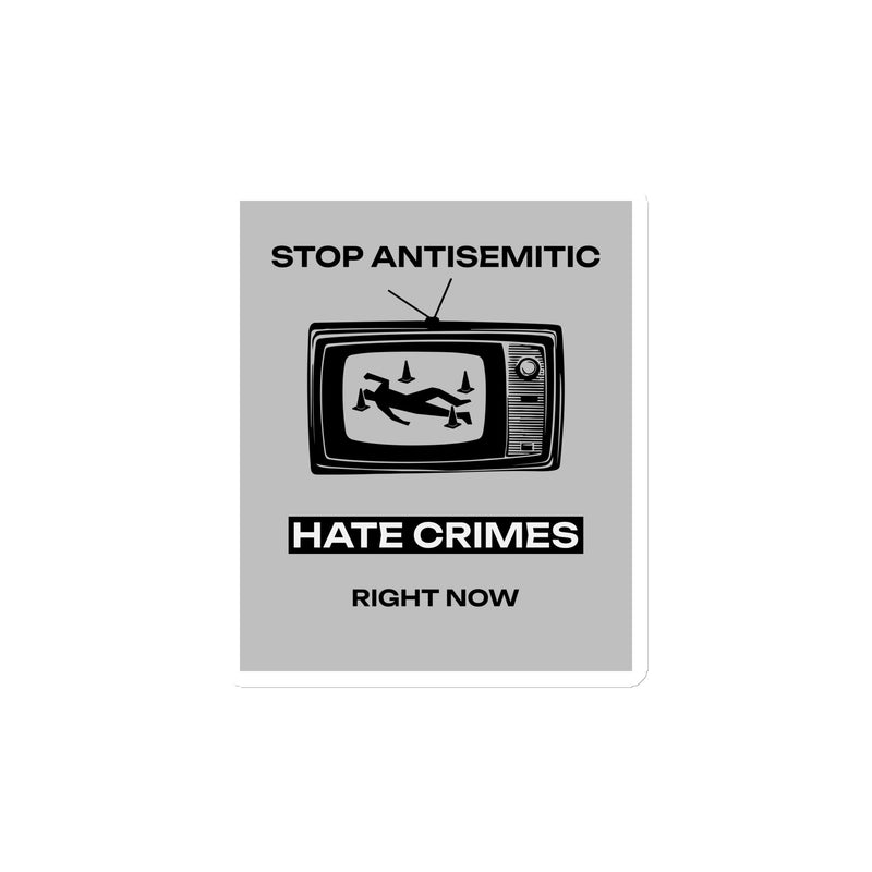 Antisemitic Hate Crimes | Die-Cut Magnet