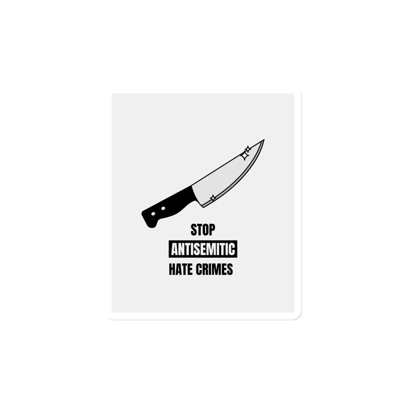 Antisemitic Hate Crimes | Die-Cut Magnet