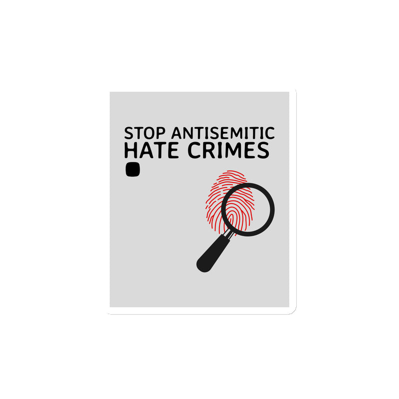 Antisemitic Hate Crimes | Die-Cut Magnet