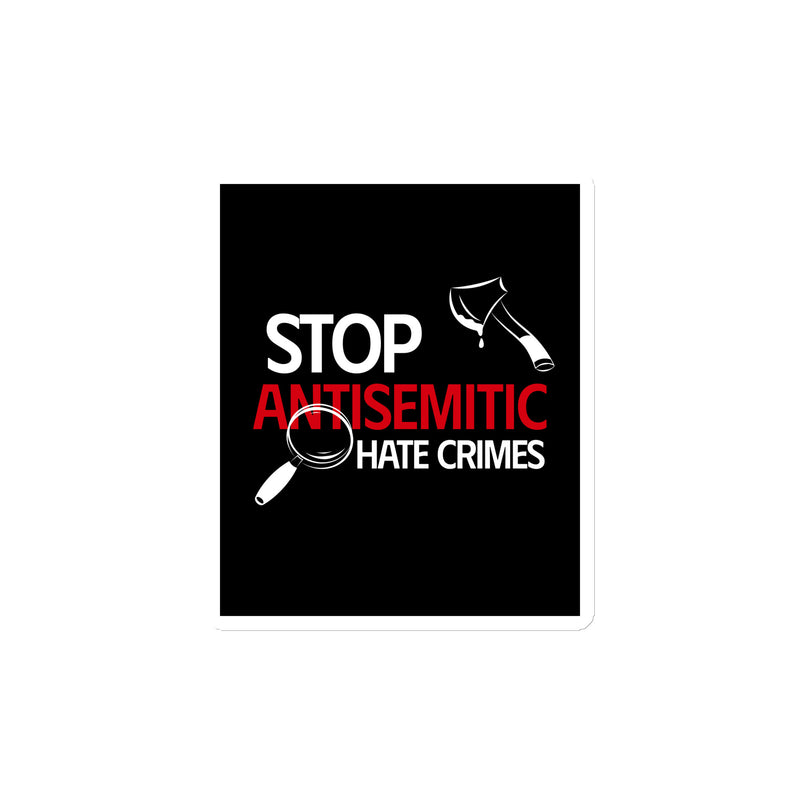 Antisemitic Hate Crimes | Die-Cut Magnet