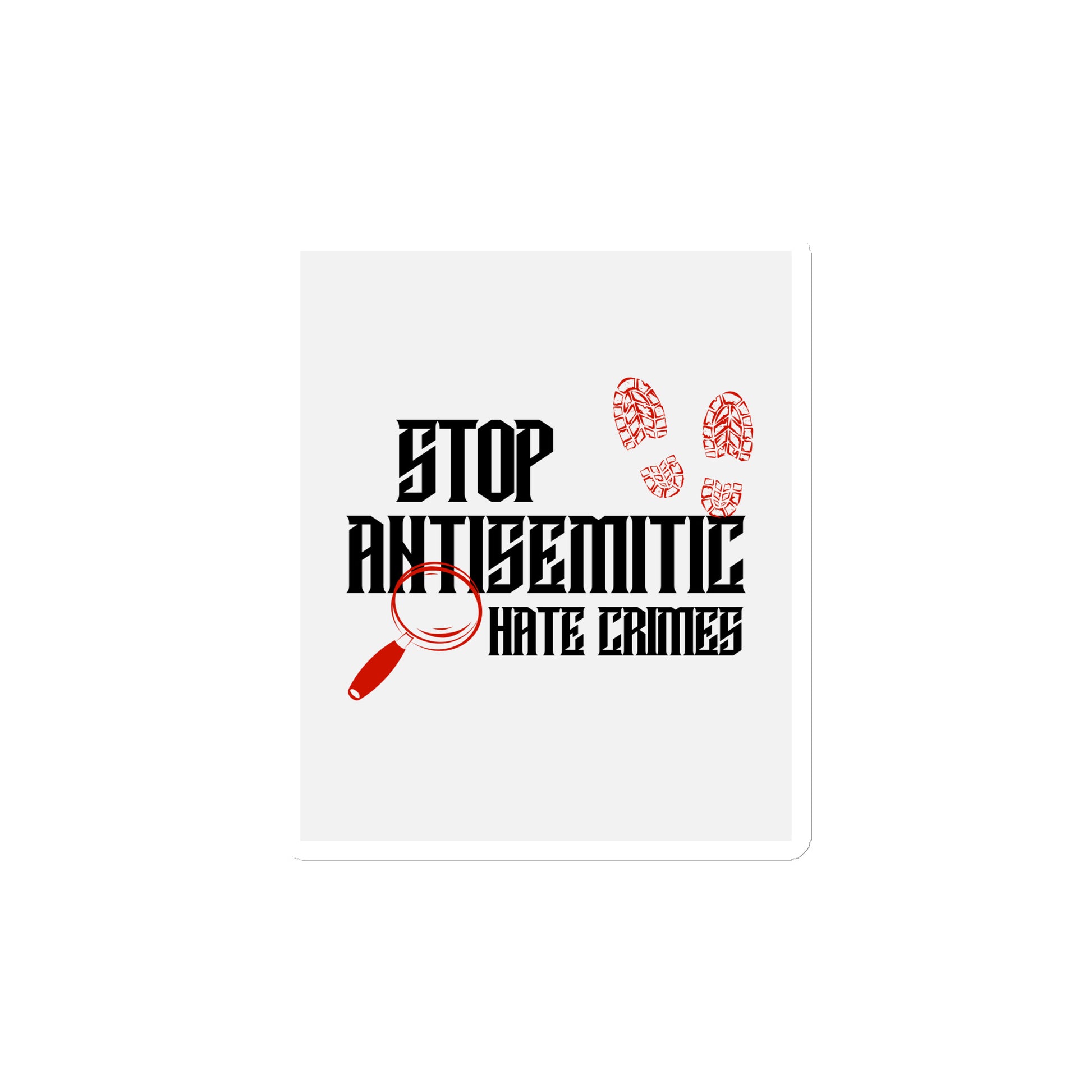Antisemitic Hate Crimes | Die-Cut Magnet
