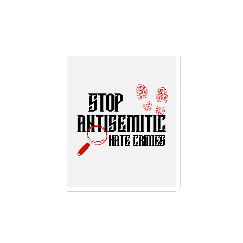 Antisemitic Hate Crimes | Die-Cut Magnet