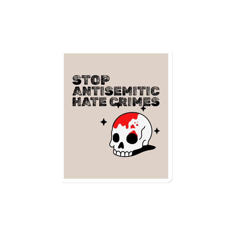 Antisemitic Hate Crimes | Die-Cut Magnet