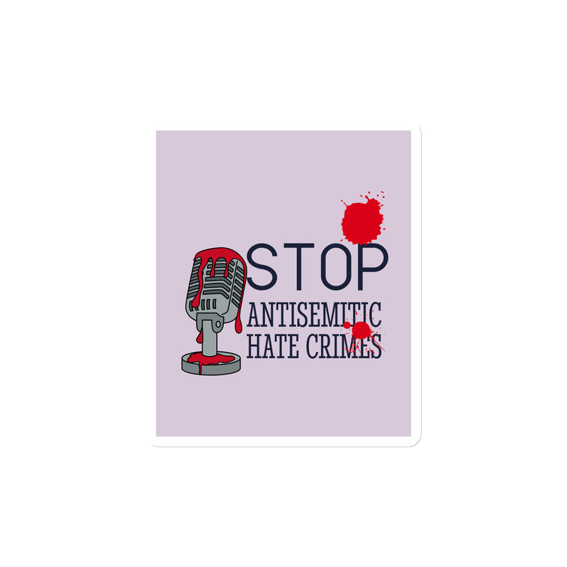 Antisemitic Hate Crimes | Die-Cut Magnet