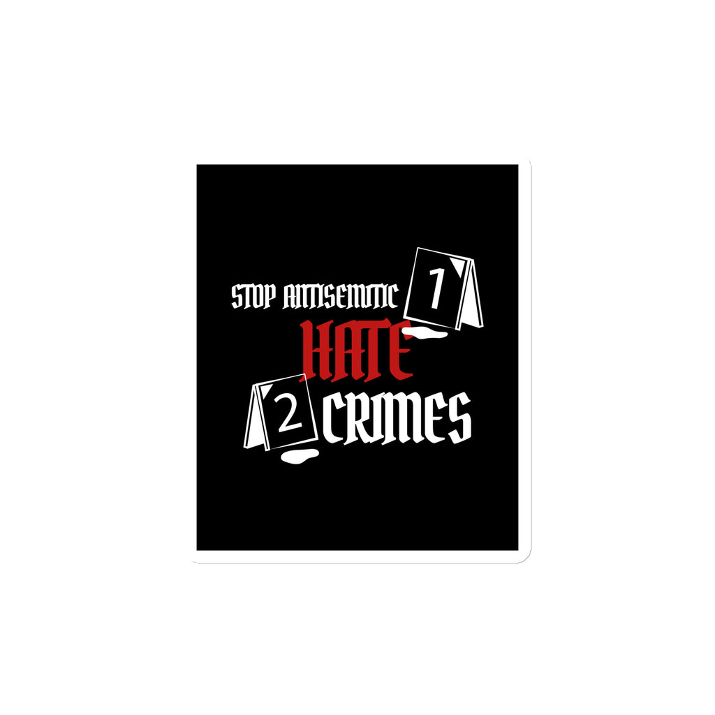 Antisemitic Hate Crimes | Die-Cut Magnet