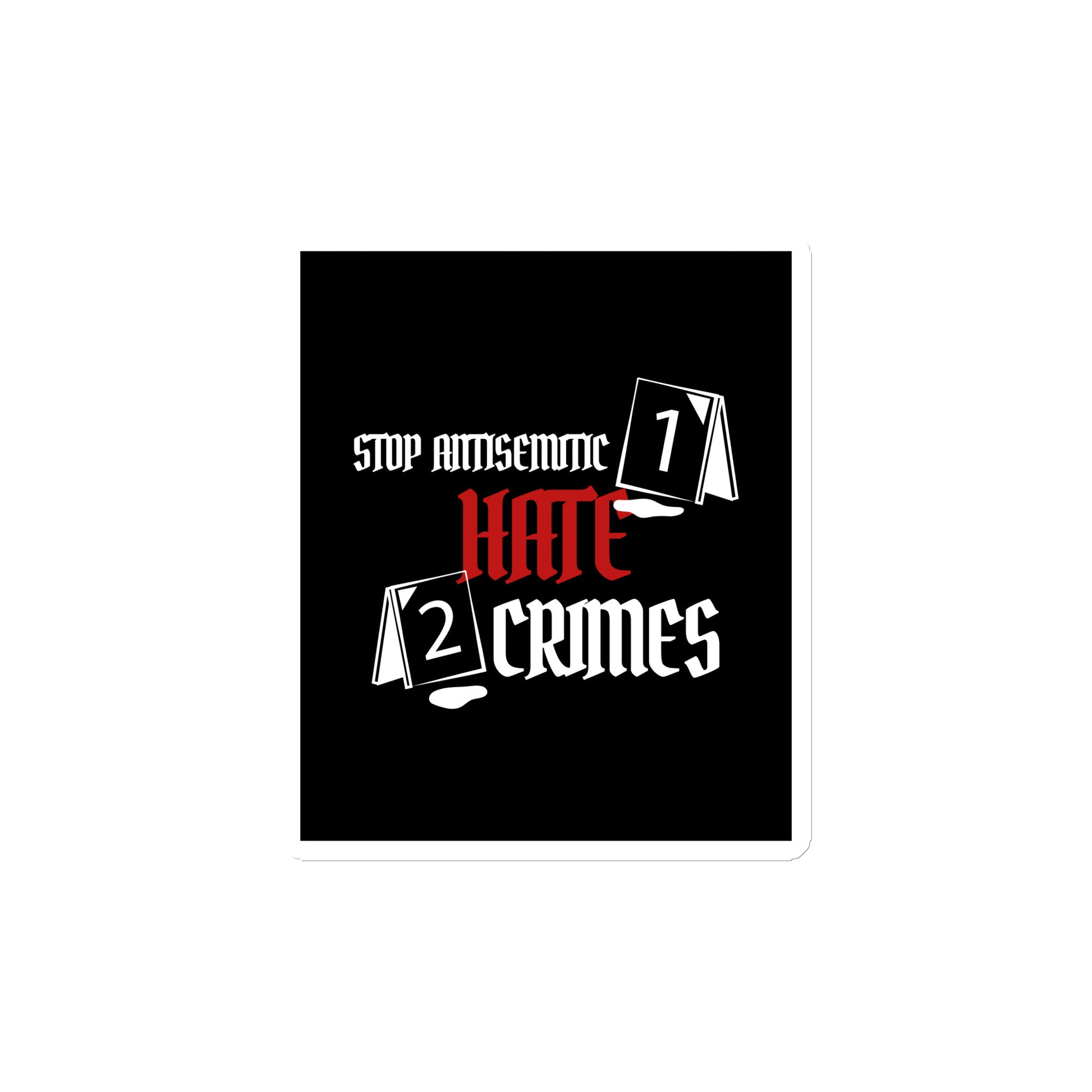 Antisemitic Hate Crimes | Die-Cut Magnet