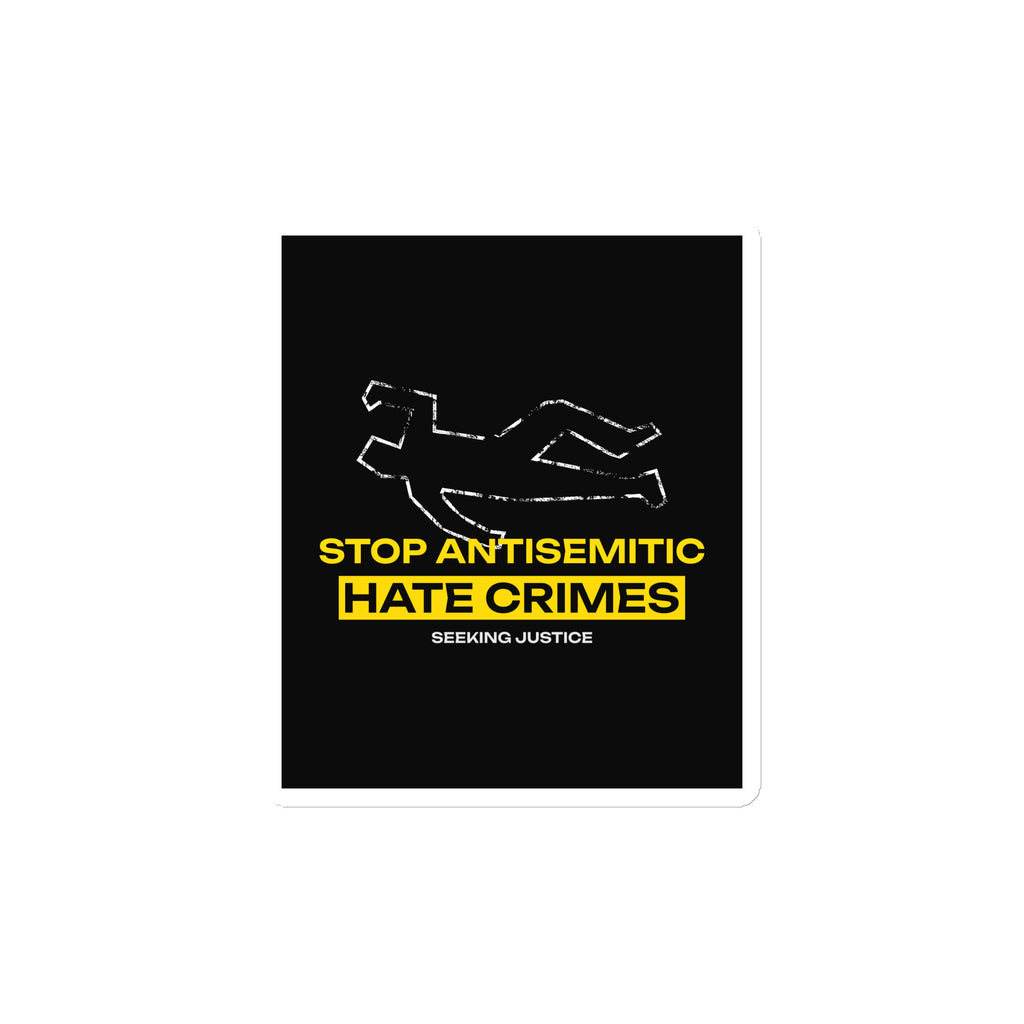Antisemitic Hate Crimes | Die-Cut Magnet