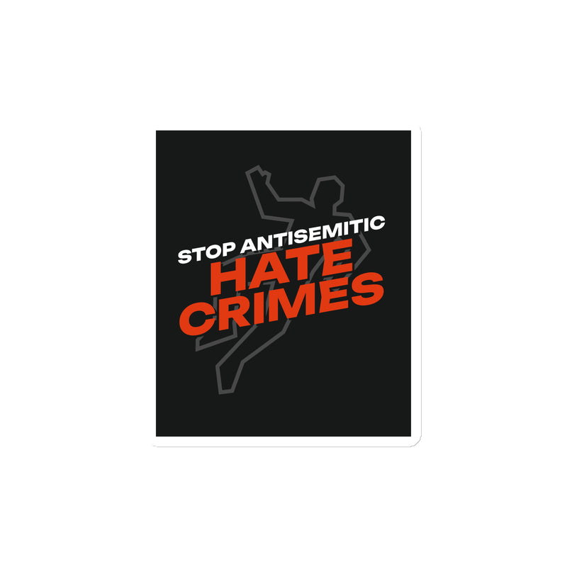 Antisemitic Hate Crimes | Die-Cut Magnet