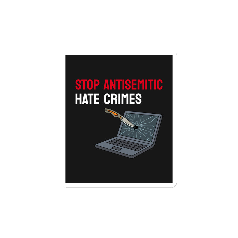 Antisemitic Hate Crimes | Die-Cut Magnet