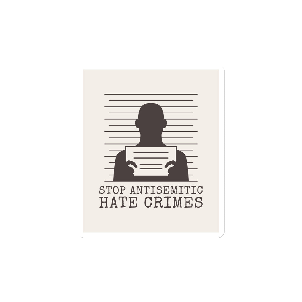 Antisemitic Hate Crimes | Die-Cut Magnet
